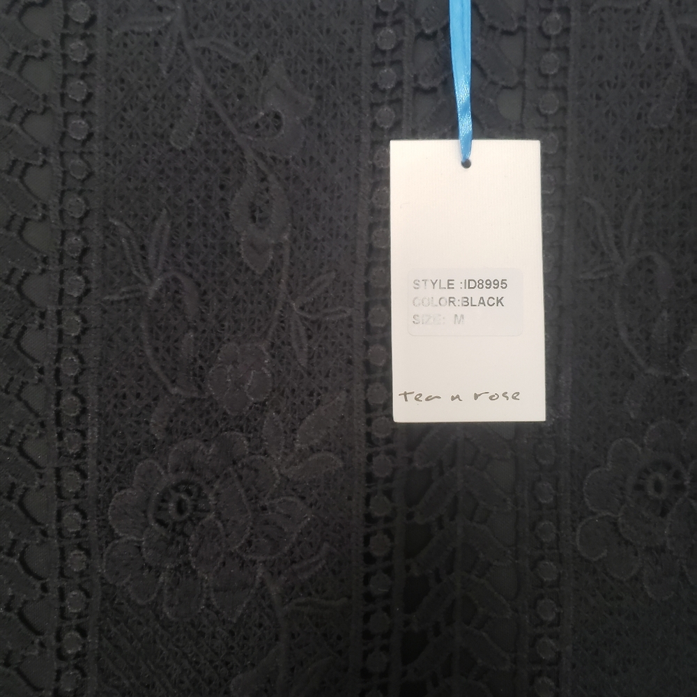 Lace Black dress - Women's